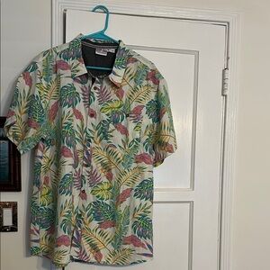 Ron Jon Tropical Leaf Print Men's Shirt